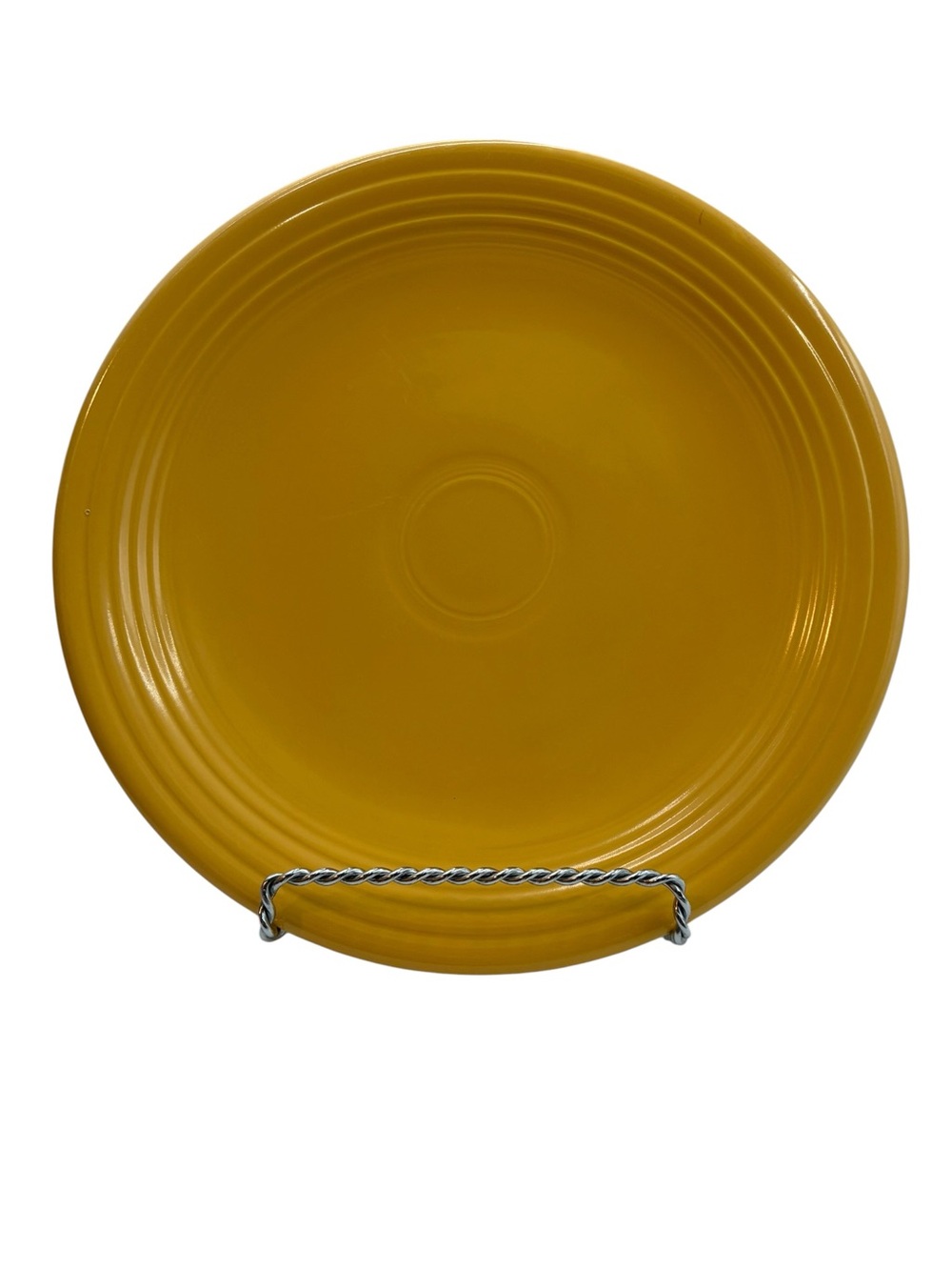 VTG Fiesta Ware 12" Chop Plate Round Platter Original Yellow HLC USA 1938-1969